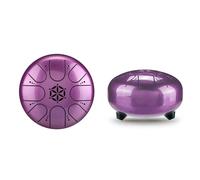 Qukaim 5 Inch Steel Tongue Drum, 8 Notes Handpan Drum with Drum Mallet and Finger Picks, Percussion Instrument for Meditation and Yoga, Ideal for Beginners and Musicians