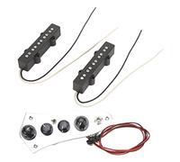 Qukaim 5 String Bass Pickup Guitar Resonant Pickup, M2 BT Sound Pickup Kit with 2000mAh Battery, Dual Rail Metal Pickup for Classical and Electric Guitar, Clear Sound for Performance Replacement