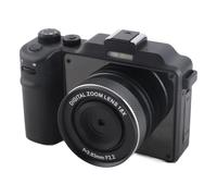 Qukaim 5K Digital Camera, Front Rear Dual Lens, 64 Megapixels, 18X Autofocus Vlog Camera for Travel and Party Records, HD Video, Compact Design