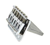 Qukaim 6 String Guitar Trapeze Tailpiece Bridge, Adjustable Metal Bridge Replacement Parts for Jazz Electric Archtop Guitar and Bass, Construction, Standard Size