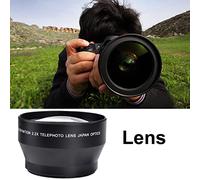 Qukaim 67mm 2.2X Universal Teleconverter Lens, DSLR Camera Accory, Telephoto Lens for Enhanced Zoom, Compatible with Various Camera Models