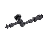 Qukaim 7" Articulating Adjustable Friction Magic Arm for Hot Shoe Mount, Compatible with Cameras, Versatile Camera Accory, 7'' Long, Sturdy Design