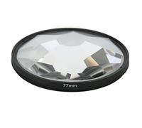 Qukaim 77mm Kaleidoscope Glass Prism Camera Lens Filter, Photography Accories for Movies and Music Videos, Compatible with Standard Camera Lenses