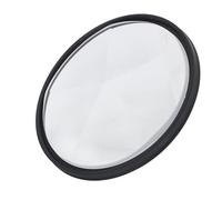 Qukaim 77MM Pentaprism Filter, Special Effect Prism Lens for Digital SLR Camera, Variable Subject Quantity Photography Filter, Compatible with Various Lenses