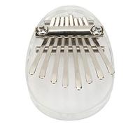 Qukaim 8 Key Thumb Piano Mini Kalimba Piano 8 Keys, Portable Crystal Finger Thumb Piano Pendant, Includes Lanyard, Ideal for Music Lovers, Compact Design, 4.7 x 3.1 in