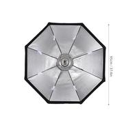 Qukaim 95cm/37.4in Quick Release Octagon Softbox with Bowen Mount, 8 Support Rods for Photography Studio, Portraits, Live Stream, Light Diffuser, Foldable Design