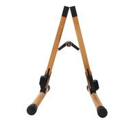 Qukaim A Frame Folding Guitar Stand, Portable Iron Stand for Ukulele and Acoustic Guitar Storage Display, Adjustable Height, Lightweight, Compact Design