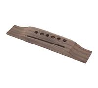 Qukaim Acoustic Guitar Bridge Accories Acoustic Guitar Bridge Parts Replacement Set, Rosewood Saddle, Nut, Pins, Endpin, Accories for Folk 6 Strings Guitar, Components