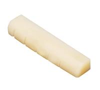 Qukaim Acoustic Guitar Nut Unbleached Acoustic Guitar Nut, 6 String Slotted Bone Nut for 4m Guitar Slot, Guitar Accories, Pure Bone Material, Design