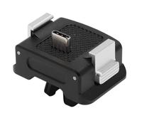 Qukaim Action Camera Charging Base, Quick Release Tripod Adapter Mount for Osmo Pocket 3, Aluminum Alloy Bracket with 1/4 in Screw Hole, Desktop Charging Stand Base