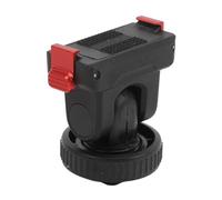 Qukaim Action Camera Quick Release Mount, 1/4 Inch Port, 75° Tilt Adjustable Magnetic Cold Shoe Quick Release Adapter for Action 5 Pro, 4, 3