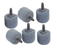 Qukaim Air Stone 30PCS Black Sandstone Aquarium Oxygen Pump Aeration Air Stone, Bubble Stones for Fish Tank, Aeration Accory, Ideal for Freshwater and Saltwater Aquariums