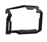 Qukaim Aluminum Alloy Camera Video Cage, Metal Camera Cage with Cold Shoe Mount, 1/4 Inch Screw Hole for GH6, Camera Protective Cage, Lightweight Rig