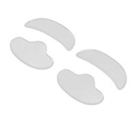 Qukaim Anti- Wrinkle Eye Sticker 4Pcs Silicone Anti-Wrinkle Eye Stickers, Reusable Facial Fine Line Removal Beauty Pads, Gel Lip Ice Pack, Hot Cold Compress Gel Pack, Ideal for Skincare