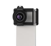 Qukaim APL-ZM100 Universal Macro Lens, Aluminum Alloy, 10X-20X Magnification, F1.05 Large Aperture, Phone Mount for 15/14/13/12, Android Smartphones