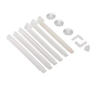 Qukaim Aquarium Bubble Bar Diffuser Aquarium Curtain Air Vent Oxygen Increasing Release Diffuser Set, Aeration Pump Accories for Fish Tank, Includes Bubble Bar Diffuser and Curtain Vents