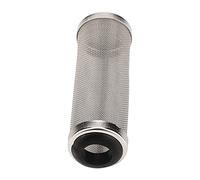 Qukaim Aquarium Filter Intake Cover Aquarium Filter Guard Mesh, 304 Stainl Steel Fish Tank Shrimp Net, Safe Filtration Cover, Black, Inner Diameter 16mm/0.63in, Large