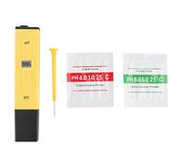 Qukaim Aquarium Water Quality Tester Water Quality PH Tester, Power of Hydrogen Test with Proofreading Powder for Fish Tank and Aquarium, Accurate pH Measurement, Compact Design, Easy to Use