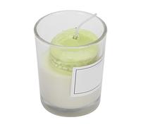 Qukaim Aromatherapy Candle Aromatherapy Candle, Portable Cute Romantic Candle with Glass Cup, Home Decoration Gift, Scented Candle for Relaxation and Ambiance, Green