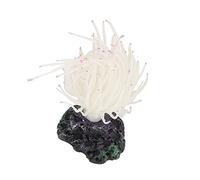 Qukaim Artificial Silicone Sea Urchin Aquarium Coral Decoration, Artificial Silicone Sea Urchin and Soft Corals, Fish Tank Ornaments, Marine Organism, Realistic Design for Aquatic Environments
