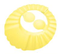 Qukaim Baby Showering Tool 12PCS Salon Plastic Hair Claw Clips, Hairpins and Hairdressing Clips, Baby Shower Shampoo Bathing Hat, Silicone Ear Protection Shield for Kids, Yellow Styling