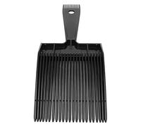 Qukaim Barber Flat Top Comb Professional Men Flat Top Guide Comb, Haircut Clipper Tool for Barbers, Hair Styling Accessory, Durable Plastic, Ideal for Hair Dying and Hair Color Kits, Black