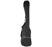 Qukaim Bass Bag Electric Bass Guitar Bag Backpack, 20mm Padded, Fits Electric Bass and Electric Guitar, Black, Lightweight Design, Adjustable Straps