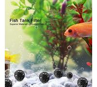 Qukaim Biochemical Ball 50Pcs Bio Porous Filter Biochemical Ball, 56mm Aquarium Pond Filter Material for Fish Tank, Ideal for Water Quality Improvement