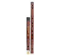 Qukaim Bitter Flute C Key Dry Bitter Flute Set, Traditional Orchestral Instrument with Storage Box, Includes Dizi Instrument, ZD02 Model