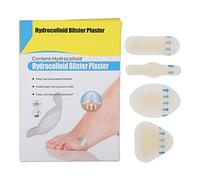 Qukaim Blister Cushion 4 Pcs Blister Pads, Multifunction Waterproof Blister Bandage, Strong Viscosity Gel Cushion for Daily Use, Invisible Heel Patch, Blister Cushion