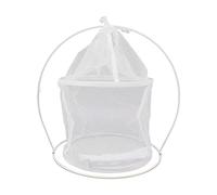 Qukaim Butterfly Habitat Cage Cylindrical Iron Frame Butterfly Habitat Cage, Outdoor Mesh Enclosure for Live Butterflies and Plants, Decorative Design, Ideal for Gardens, 30 x 60 cm