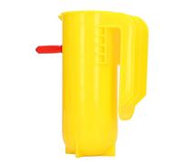 Qukaim Calf Milk Feeder Bottle 800ML Lamb Milk Feeder Bottle, Accurate Scale Feeding Bottle for Small Animals, Goat and Calf Pacifier Feeder with Hand Grip, Yellow Poultry Breeding Supplies