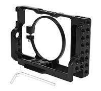 Qukaim Camera Cage Rig, Protective Case for RX100 M7 M6, SLR Camera Cage with Security Fittings, Lightweight Design, Construction