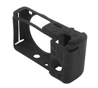 Qukaim Camera Lens Guards Set, Adhesive Panoramic Lens Protective Mirror Screen Covers for ONE R RS Action Camera, Silicone Protective Case for ZVE10, Black