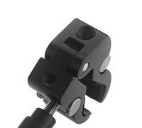 Qukaim Camera Magic Friction Arm Small Super Clamp, 4.9cm Bite Black Clip, Multifunctional Plastic Clamp for Photography Accories and Gadgets