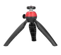 Qukaim Camera Stand, Height Angle Adjustable Lightweight Tripod for Phone Projector, Strong Load Bearing, Compact Desktop Support for Meeting, Travel, and Live Video, Red