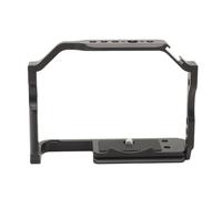 Qukaim Camera Video Cage for R10, Aluminum Alloy Protective Film Rig, 1/4 and 3/8 Inch Threaded Holes, Cold Shoe Mount, Full Camera Cage for Movie Making