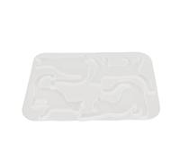 Qukaim Candle Cat Brooch Resin DIY, Cute Reusable Silicone for Candle Making, Mini Santa Hats Ornaments, Crafts, 5 cm, Christmas Decoration