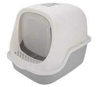 Qukaim Cat Litter Box Full Enclosed Cat Litter Box, Starry Sky Gray Anti-Splashing Design, Odor Control Cat Toilet for Indoor Use, Large Cat Supplies, Cat House, Cat Cave