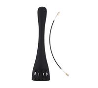 Qukaim Cello Fine Tuning Parts 4/4 Cello Tailpiece, Carbon Fiber Tailpiece with 4 Tuners, Composite Design, Fine Tuning Nylon Tail Gut Parts, Lightweight, Construction