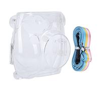Qukaim Clear Crystal Protective Case, Transparent Camera Bag with Adjustable Shoulder Strap for Mini 7+, Lightweight, PP Material, Compact Design