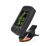 Qukaim Clip On Tuner Clip On Guitar Tuner, Backlight LCD Display, Portable Tuner for Guitar, Bass, Violin, Ukulele, Foldable Rotating Clip, Universal Accory, Button Battery Power SupplyNot