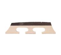 Qukaim Compensated Banjo Bridge 6 String Banjo Bridge, Universal 3-Legged Premium Ebony Maple Banjo Bridge for Banjolele Accories, Compensated Wooden Bridge Parts