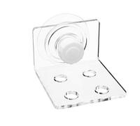Qukaim Coral Rack Acrylic Transparent Coral Bracket, 4 Hole SPS Button Snags Mount, Aquarium Accory for Fish Tanks, Coral Rack, Compatible with Various Coral Types