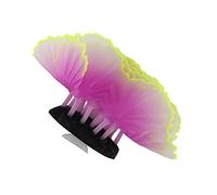 Qukaim Corals Decorationfor Fish Tank Fish Tank Fluorescent Lettuce Coral Decoration, Glowing Simulation Marine Plants, Aquarium Landscaping Ornament, Purple Color, Ideal for Aquarium Decor