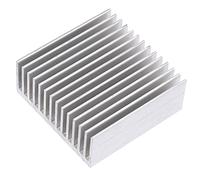 Qukaim CPU Heat Sink Aluminum Heat Sink 4Pcs, Q50 x 20 x 50 mm Heat Dissipation Cooling Sheet for Routers and CPU, Lightweight, Efficient Cooling Solution