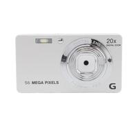 Qukaim Digital Camera 4K 56MP with 20 Filters, 20X Zoom, Autofocus, 2.7 Inch IPS Color Screen, Anti Shake, 750mAh Battery, Ideal for Travel, Includes 8GB Memory Card