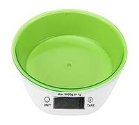 Qukaim Digital Pet Scale Bowl Dog Cooling Mat and Pet Food Scale Bowl, Foldable Washable Breathable Summer Pet Food Weighing Bowl, Digital Kitchen Bowl for Baking Cooking, Green