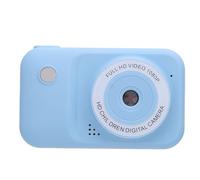 Qukaim Digital Video Camera 1080P, Front Rear HD Dual Lens, Autofocus Compact Camera with 2 Inch Screen, MP3 Games Function, Birthday Gifts, Blue