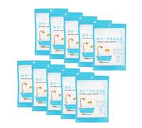 Qukaim Disposable Bath Bag 10pcs Oversized Disposable Bath Bag, Bathtub Liner Cover Film, Portable Plastic Cover for Household Travel Spa Hotel Baby Swimming